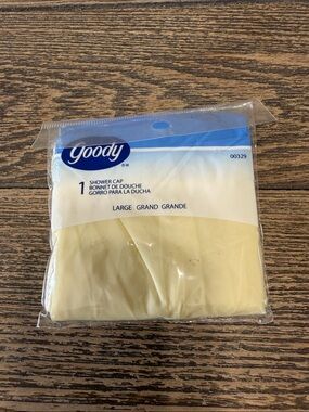 2002 Goody Large Shower Cap Packaged Nostalgic